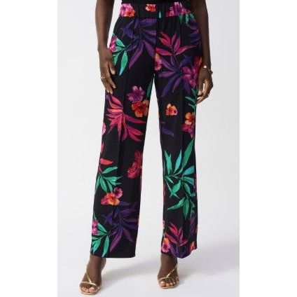 Joseph Ribkoff Floral Wide Leg Pant