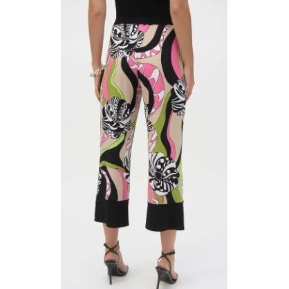 Joseph Ribkoff Relaxed Floral Summer Pants