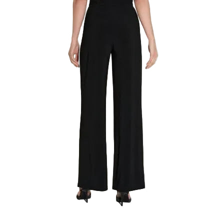 Joseph Ribkoff Wide Leg High Waisted Solid Black Pant (21340-11)