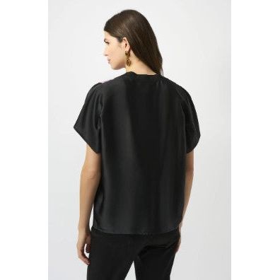 Joseph Ribkoff Abstract Print Pull Over Top