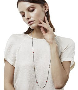 Brighton Meridian Red Two Tone Long Necklace