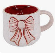 Glory Haus Big Pink Bow Ceramic Mug