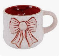 Glory Haus Big Pink Bow Ceramic Mug