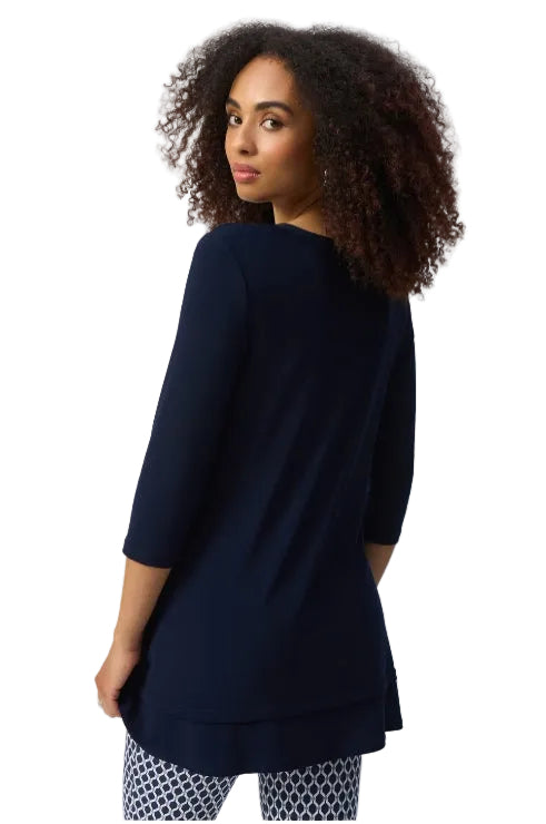 Joseph Ribkoff  Solid Tunic (251969)(Midnight Blue)
