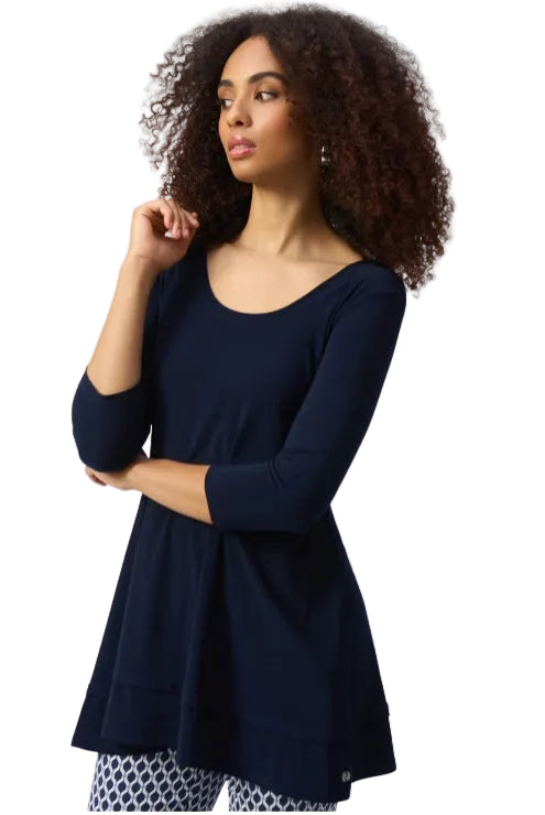 Joseph Ribkoff  Solid Tunic (251969)(Midnight Blue)