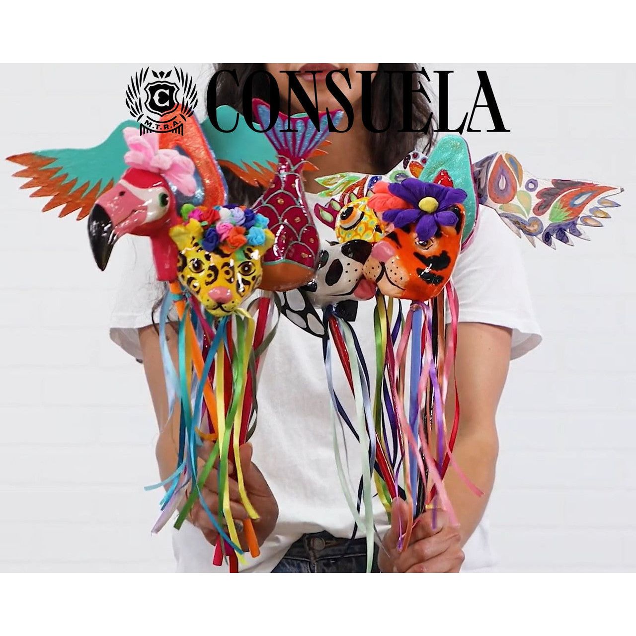 Consuela Handmade Paper Mache Shakers (Multiple Styles & Prices)