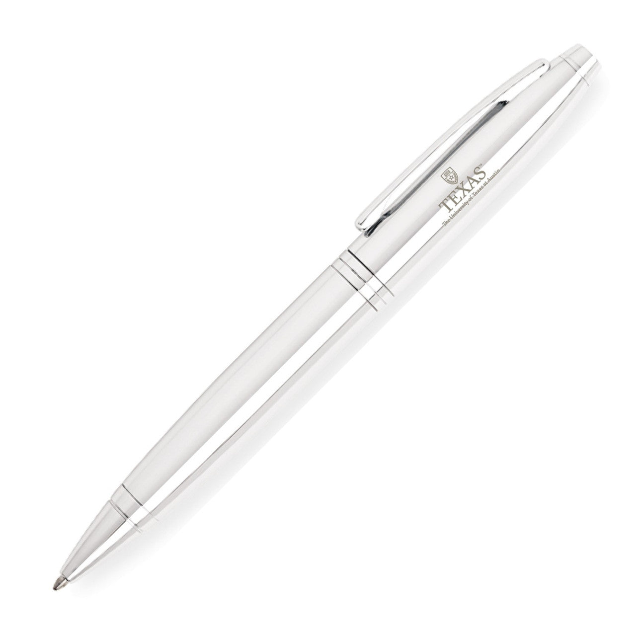 Texas Longhorn Cross Calais Chrome Ballpoint Pen (AT0112-1)