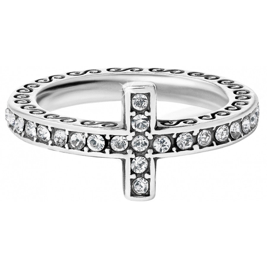 Brighton Starry Night Ring (J61822) SLV/STONE