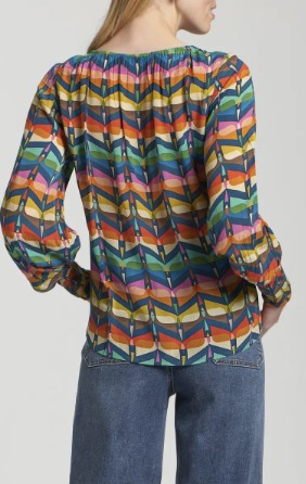 APNY Pull Over Chevron Print Top (T18P/C-078D/NC)