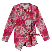 APNY Print Side Tie Shirt (T33P/G-002D/CT)(Multi )