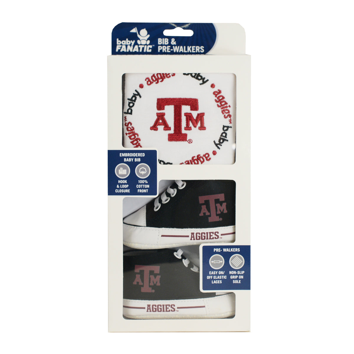 Texas aTM Aggies Infant Bib/Prewalker Gift Set (TAM2020)