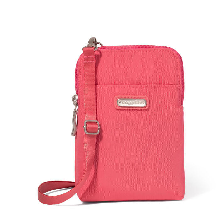 Baggallini Take Two RFID Bryant Crossbody (FLAMINGO)