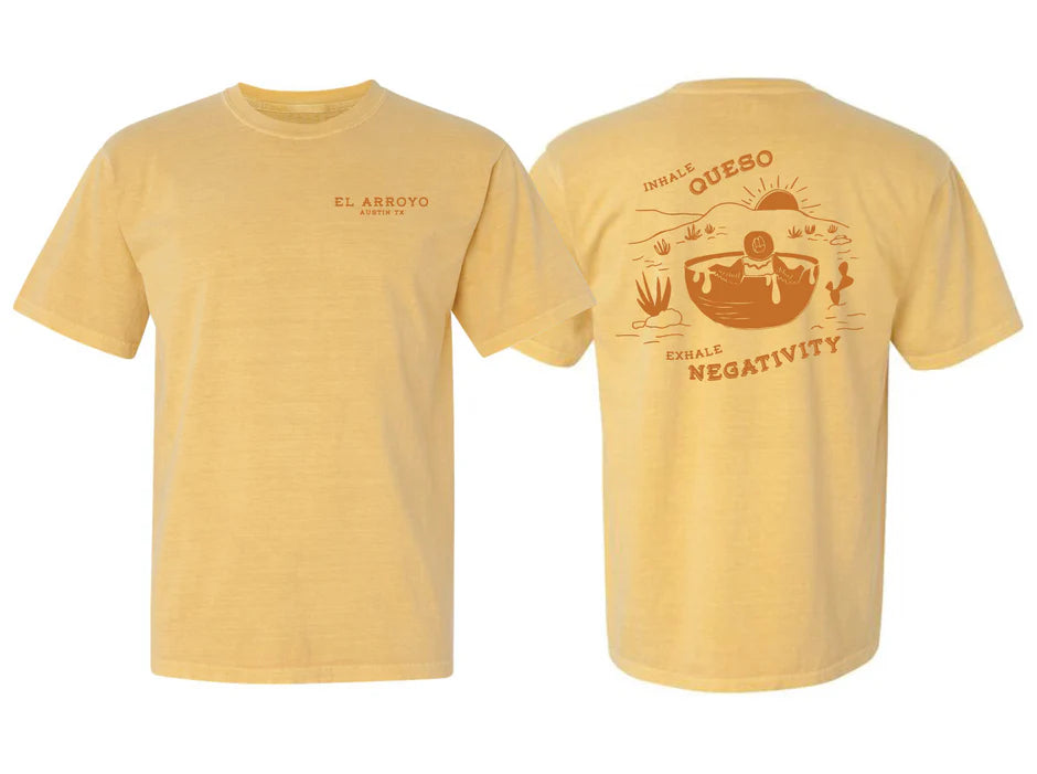 El Arroyo Queso Hot Tub T-shirt (Adult) (TEE00095)(Gold)