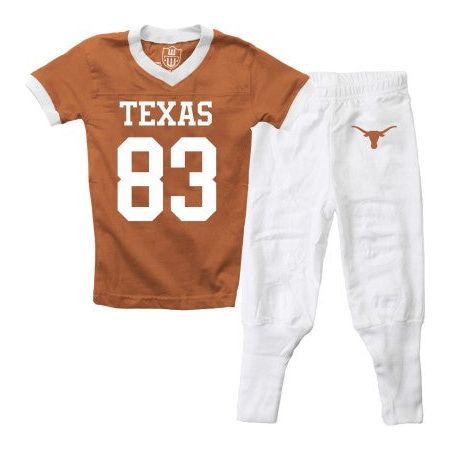 Texas Longhorn Youth Football Uniform PJ Set (TEX019)