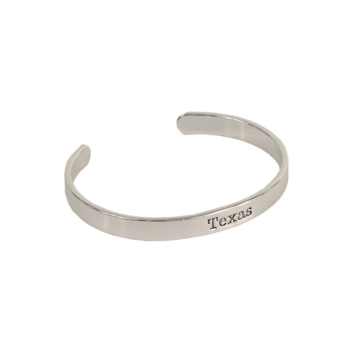 TEXAS Silver Tone Cuff Bracelet (TEX40059)