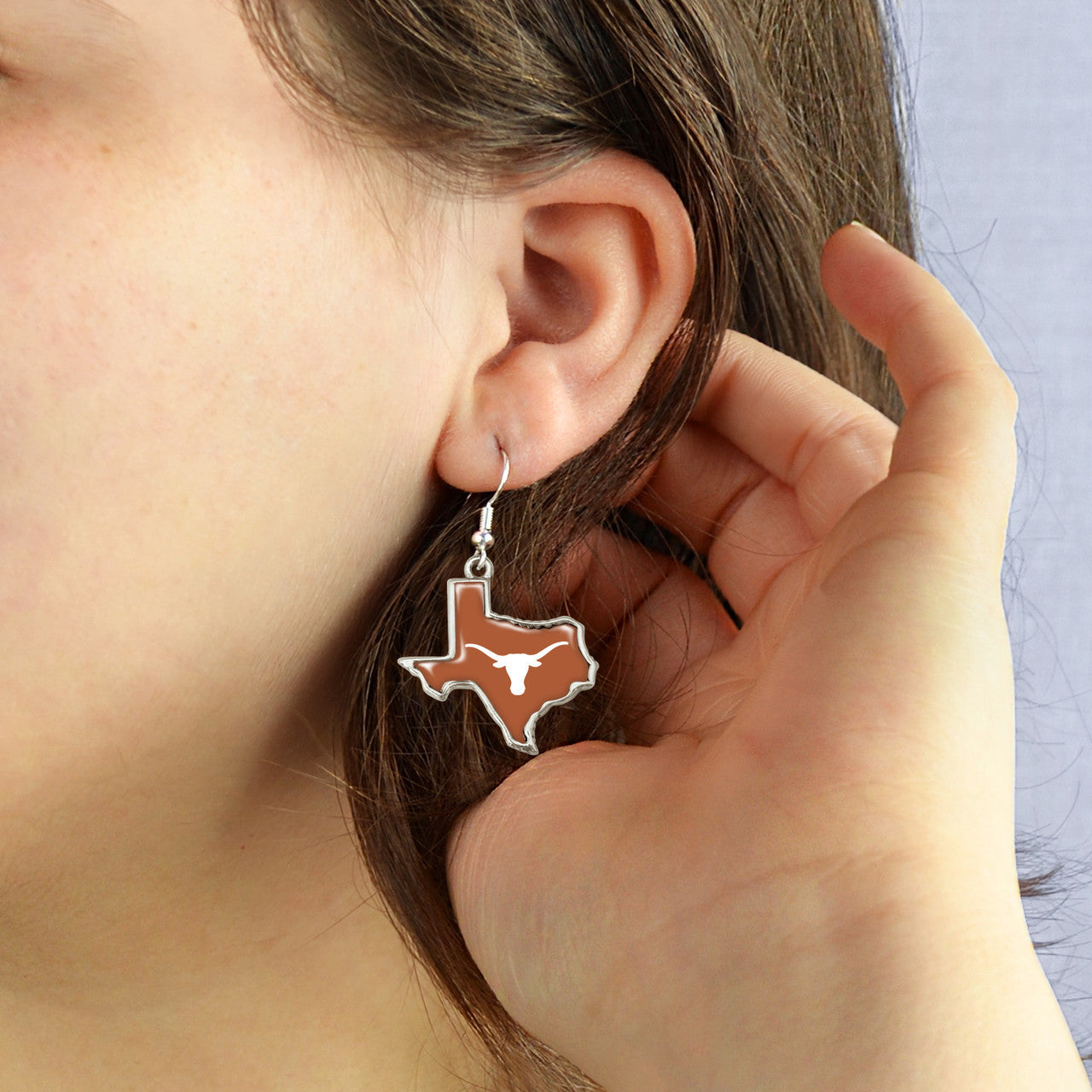Texas Longhorn State of Mind Earrings (TEX43354)