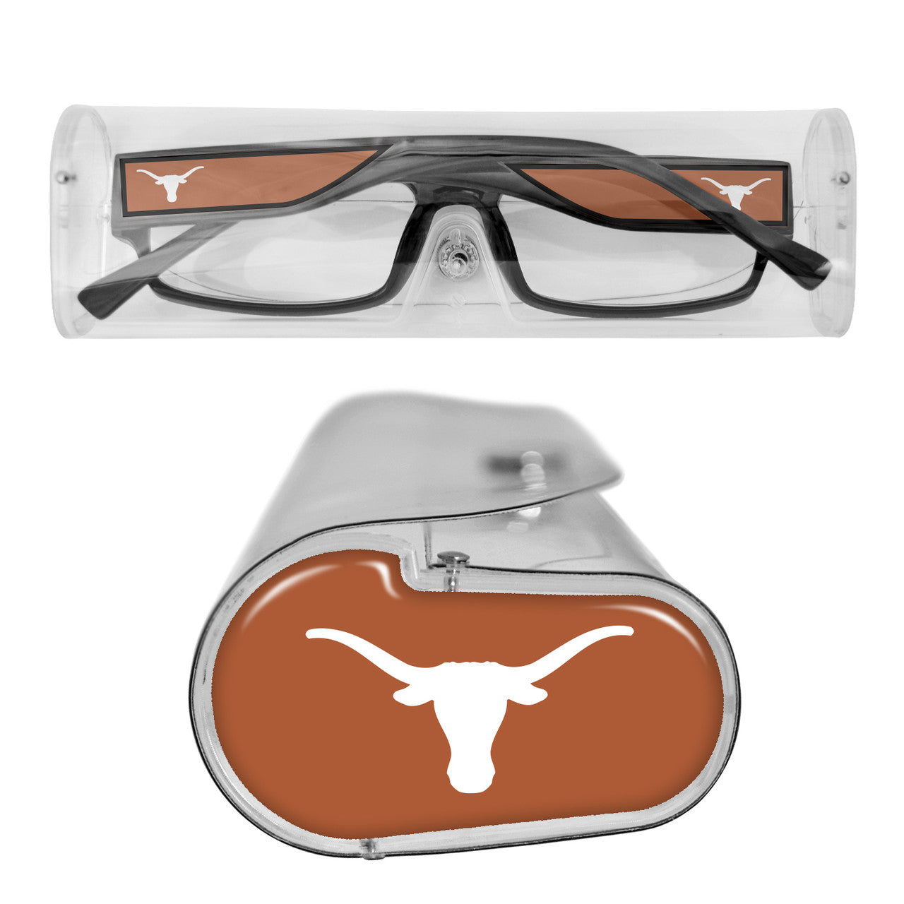 Texas Longhorn Logo Readers With Carry Case  (6 Strengths) (TEX4855)