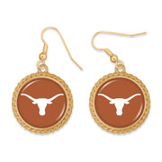 Texas Longhorn Sydney Earrings (TEX43412) GLD