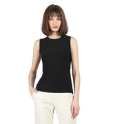 CLARA S High scoop Knit Tank (Black )XS (TK24)