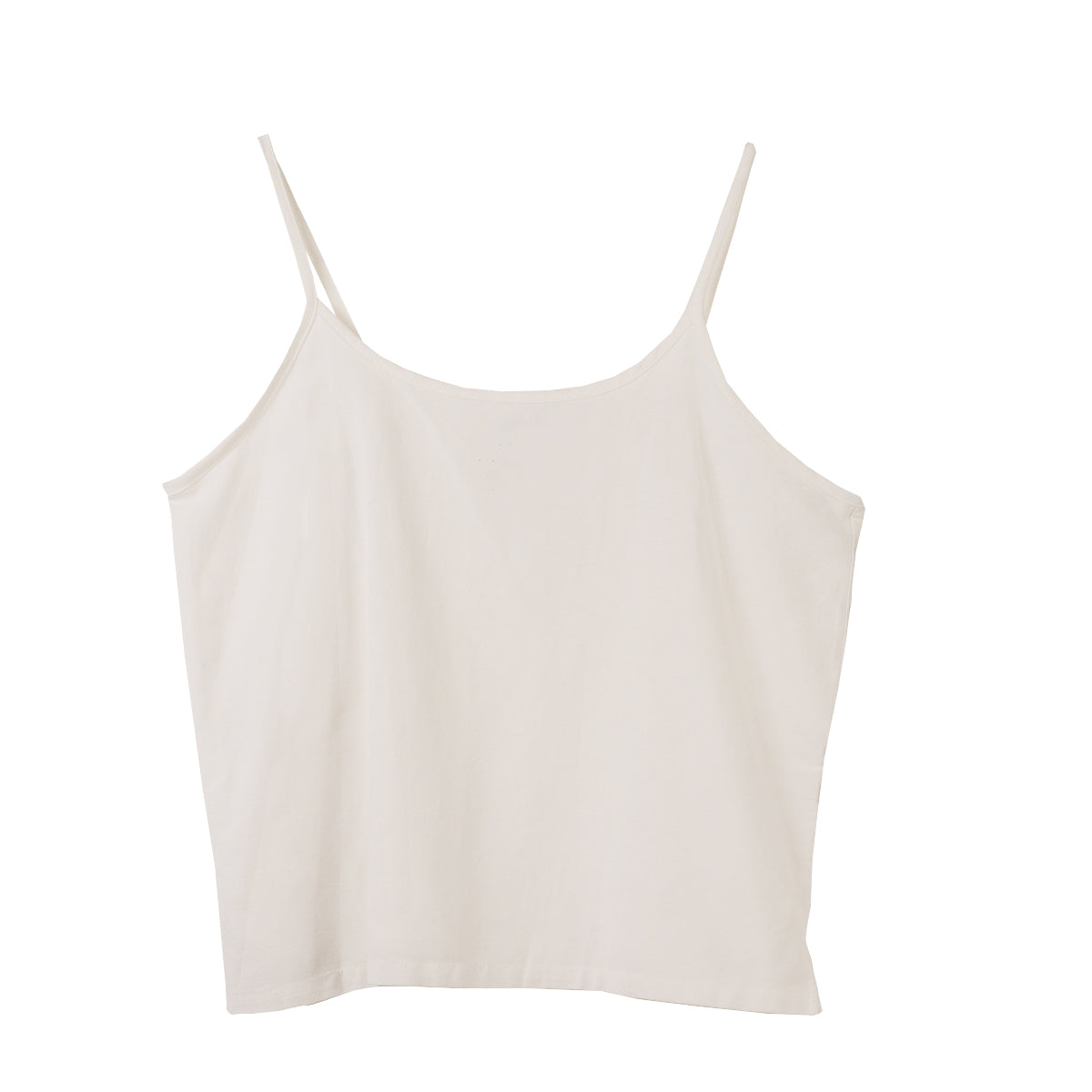 Clara Sun Woo Linen Spaghetti Strap Tank (TKSLN)(offwhite)