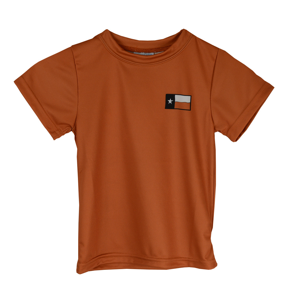 Vive La fete Austin Texas Print Youth Tee (TSPS11M)(Burnt Orange )