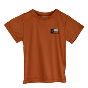 Vive La fete Austin Texas Print Youth Tee (TSPS11M)(Burnt Orange )