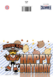 Texas Longhorn Howdy Hook'em Greeting Card (BD102)