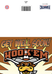 Texas Longhorn Get Well Soon Greeting Card (GW10)