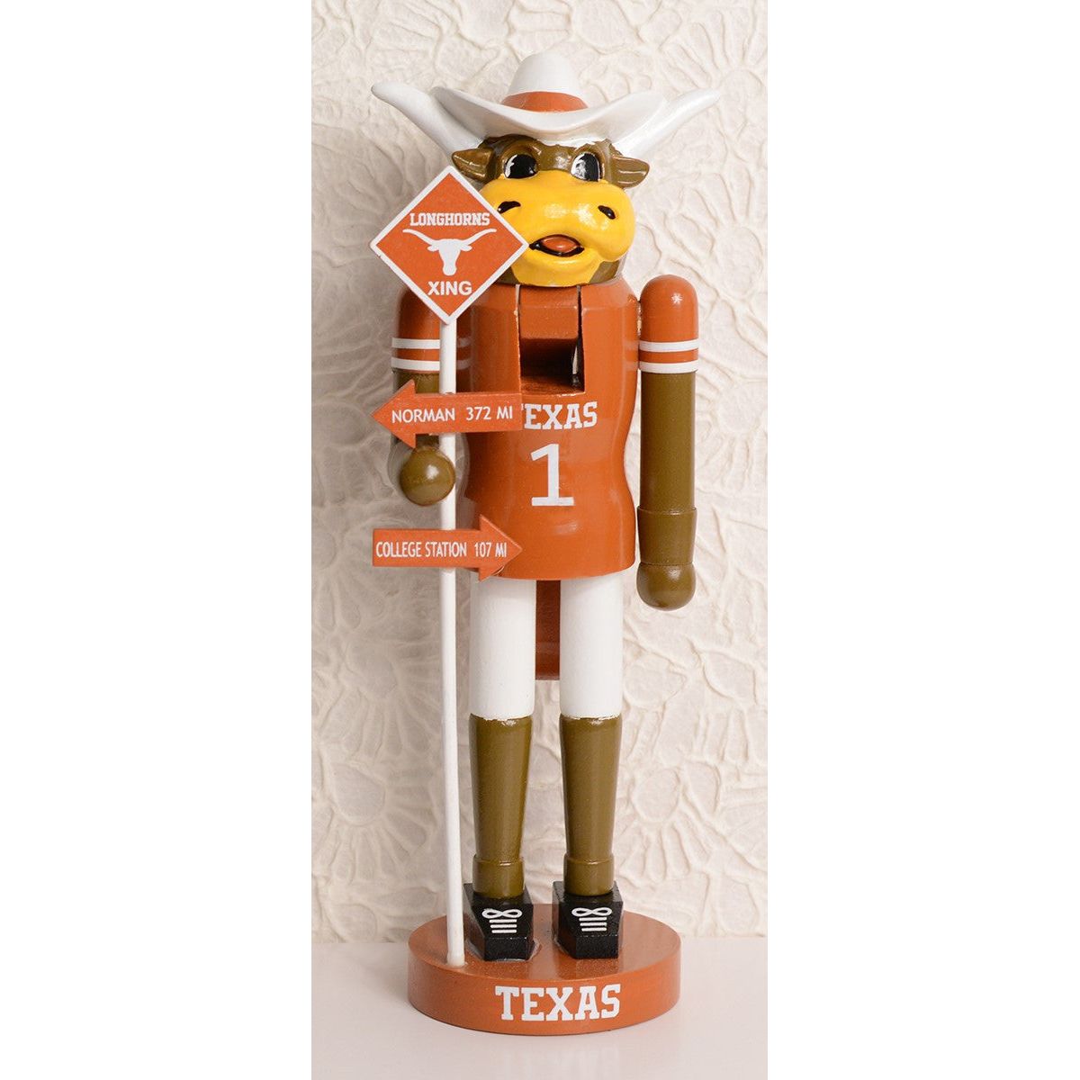 Texas Longhorn Rivalry Nutcracker (TXL091)