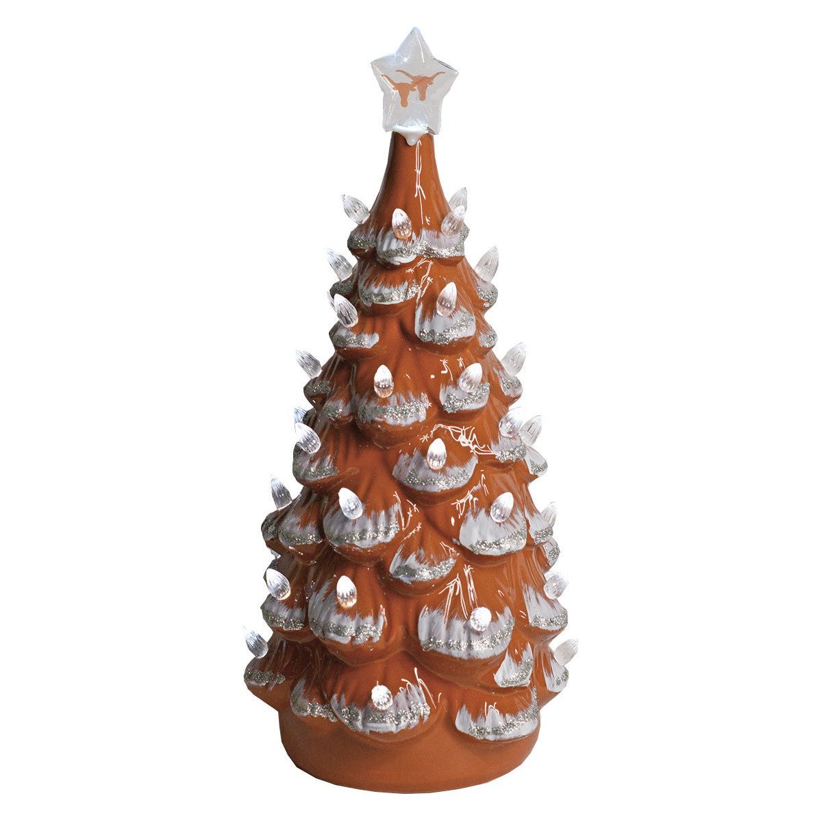 Texas Longhorn 14" Ceramic Christmas Tree (TXL600) BO