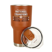 Texas Longhorn Volleyball 5 Times National Champions 30 oz Tumbler (TX-30BOR-5TIMES)
