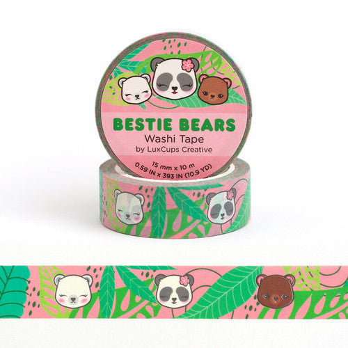 Luxcups Bestie Bears Washi Tape