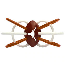 Texas Longhorn Teether Rattle (UTX440)
