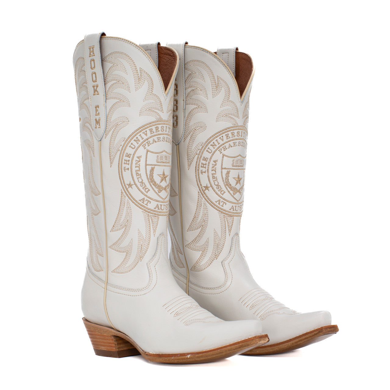 Texas Longhorn Gameday Women's Limited Edition Seal Western Boot (Ivory )