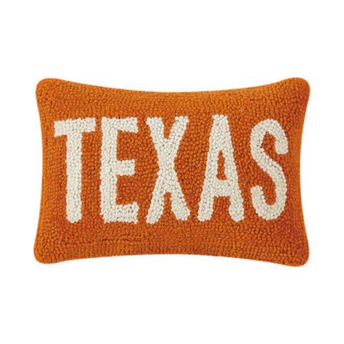Texas in Burnt Orange Hook Pillow (30TG512C12OB)