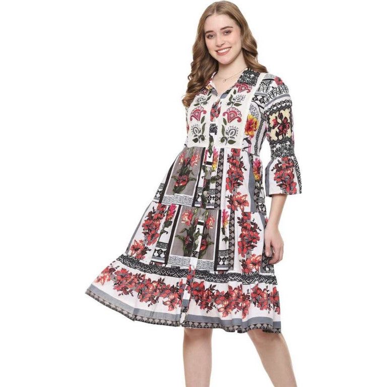 Parsley & Sage Tina Embroidered Dress