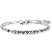 Brighton Pretty Tough Bar Bracelet (JF8740)(Silver)