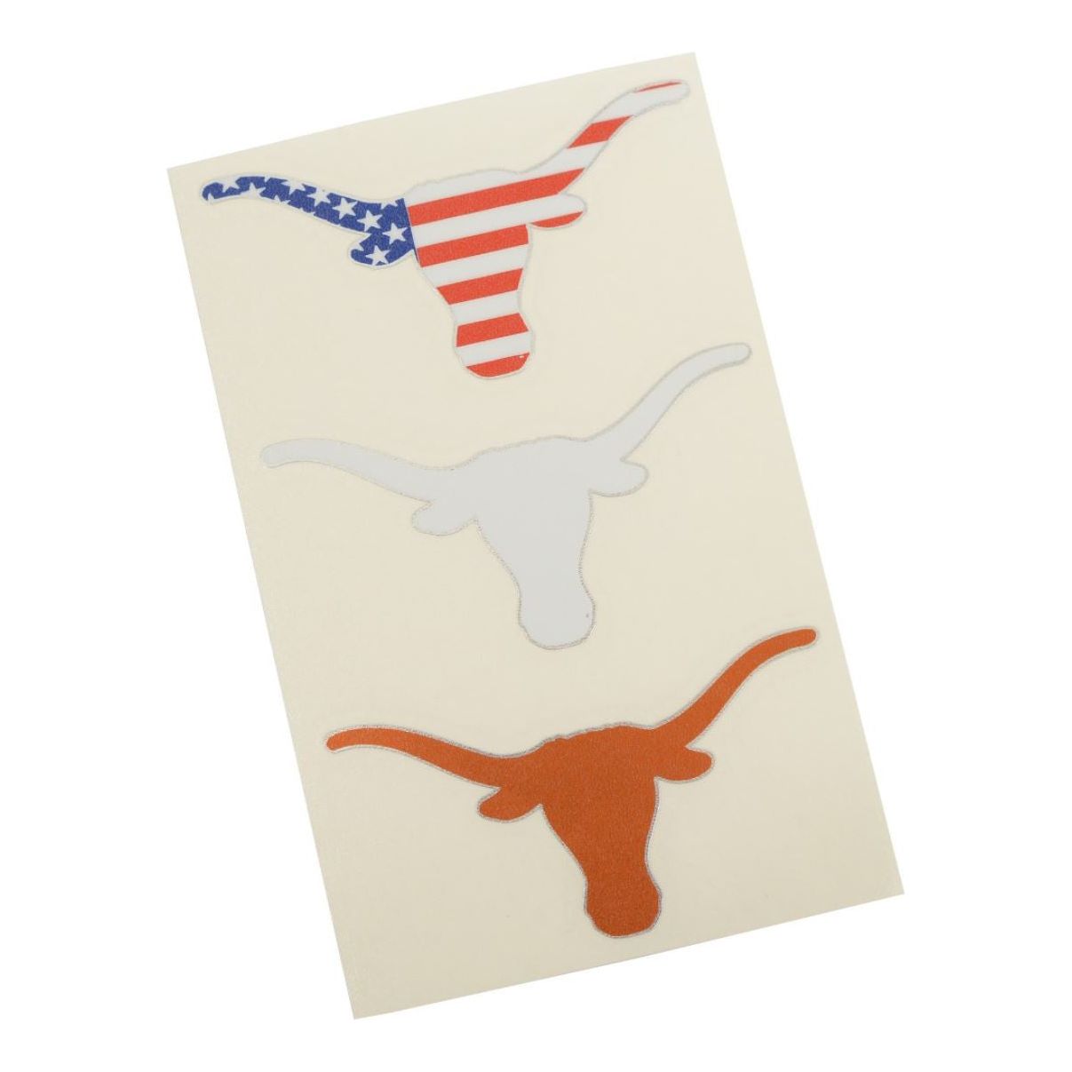 Texas Longhorn 3 Piece Logo Moveable Decals (S50119)