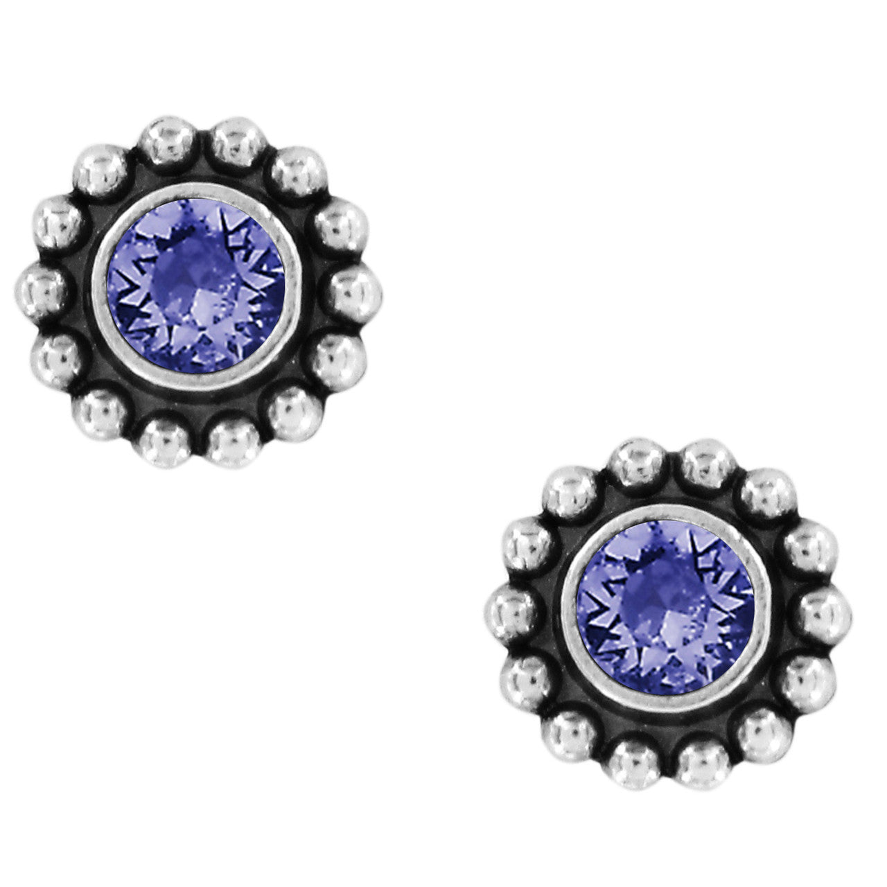 Brighton Twinkle Tanzanite Mini Post Earrings (J2049K)