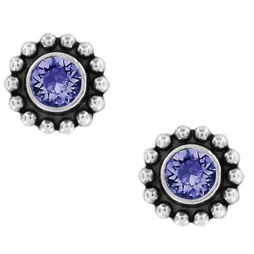 Brighton Twinkle Tanzanite Mini Post Earrings (J2049K)