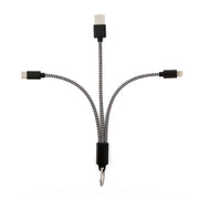 Kikkerland 3-in-1 Charging Keyring (US252)