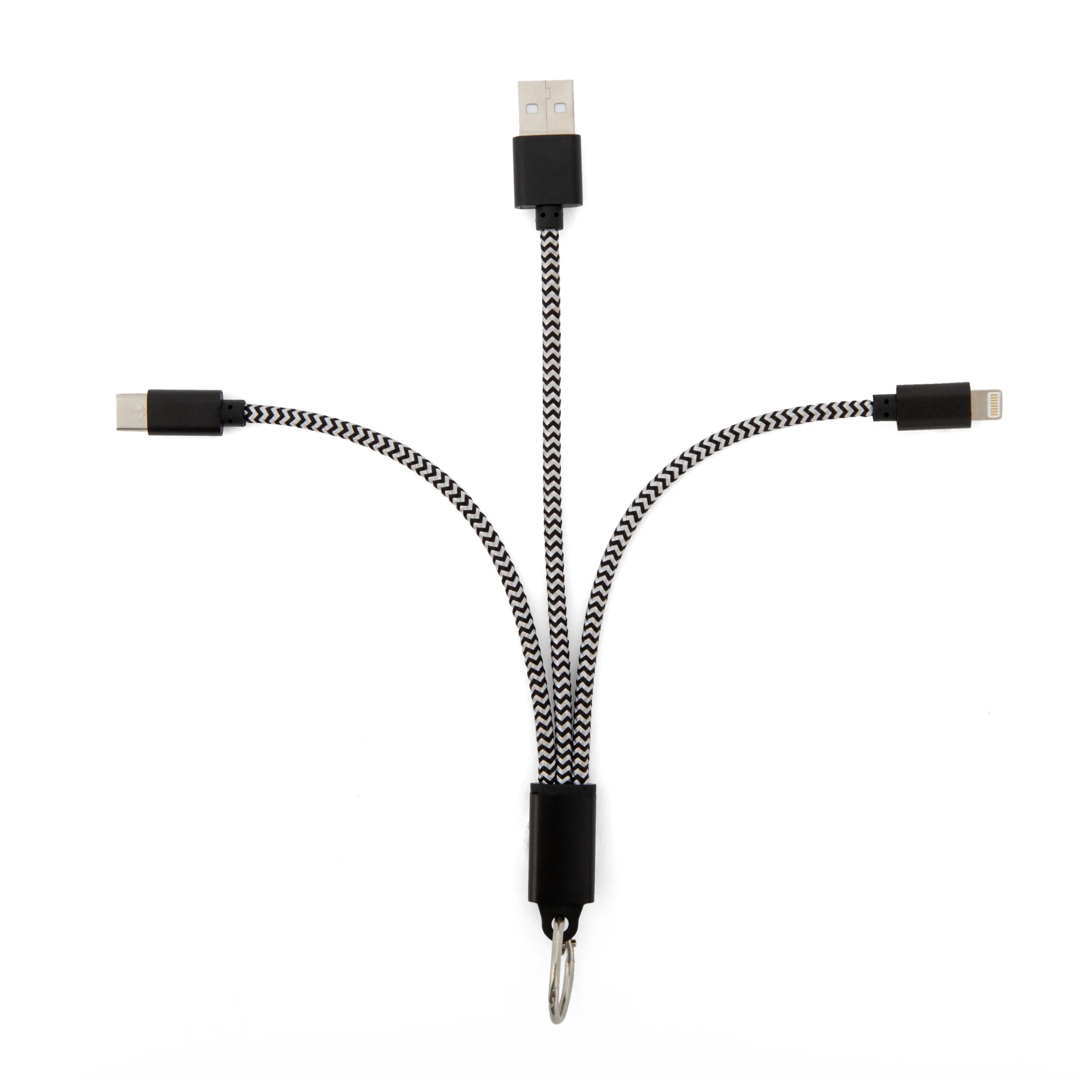 Kikkerland 3-in-1 Charging Keyring (US252)