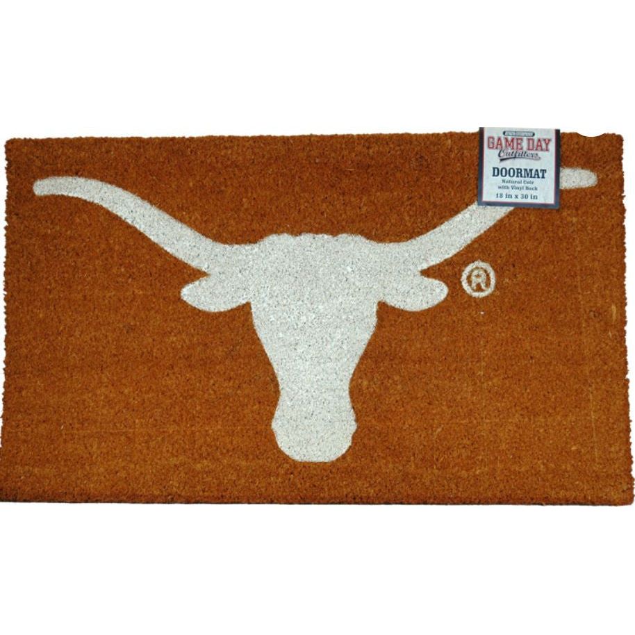Texas Longhorn Logo Doormat
