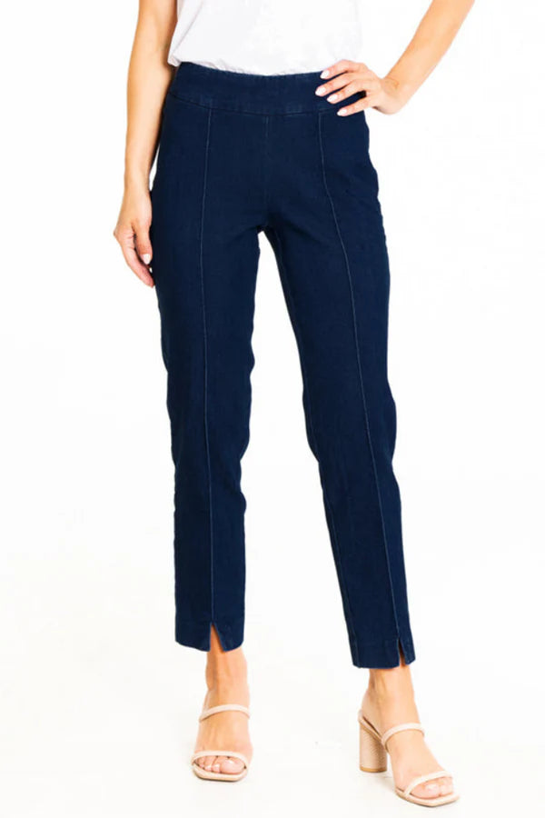 Thin Her Pull-On Stretch Denim Ankle Pant (9827P)( 3 colors )