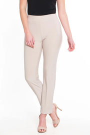 Ali Miles  Knit Pull-On Back Slits Pants (Multiple Colors)(K14206PM)