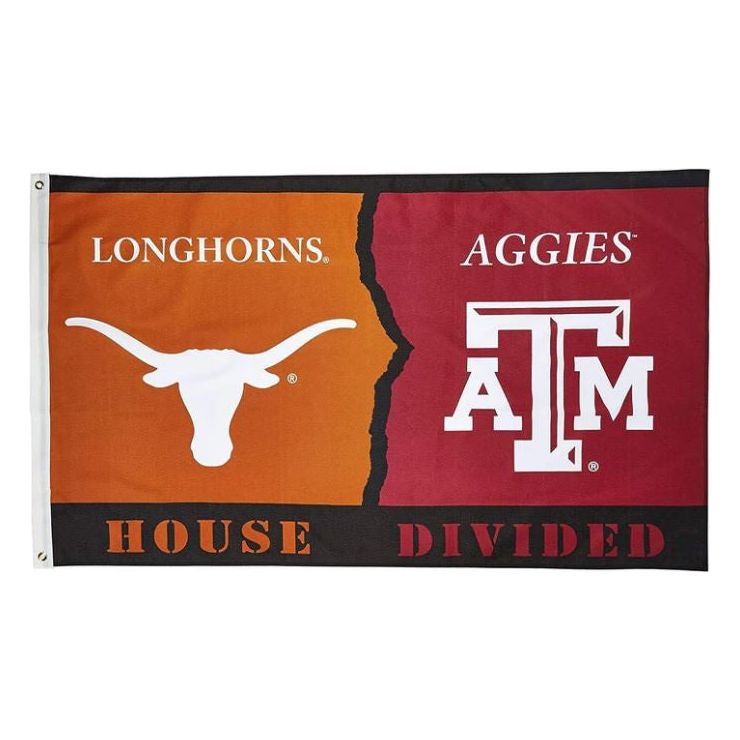 Texas Longhorn/ATM Rivalry 3' X 5' Flag (95340)