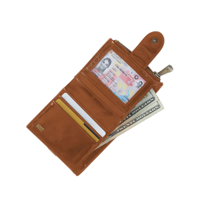 HOBO Dunn Polished Leather Mini Wallet (2 Colors)