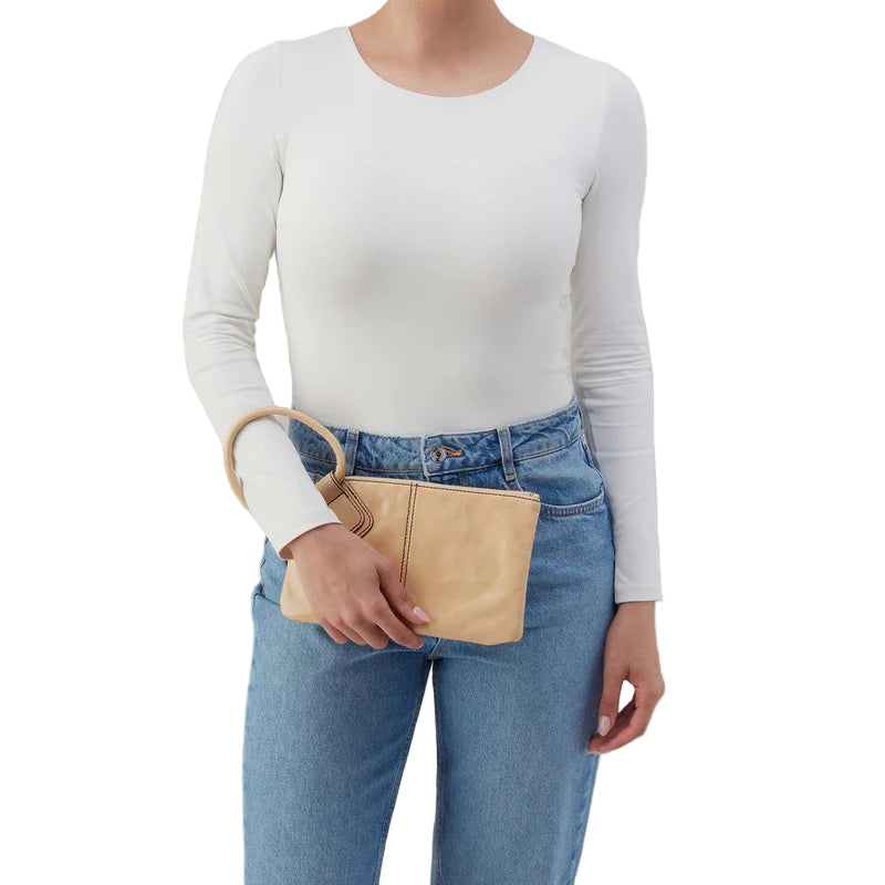 HOBO Sable Polished Leather Wristlet (6 Colors)