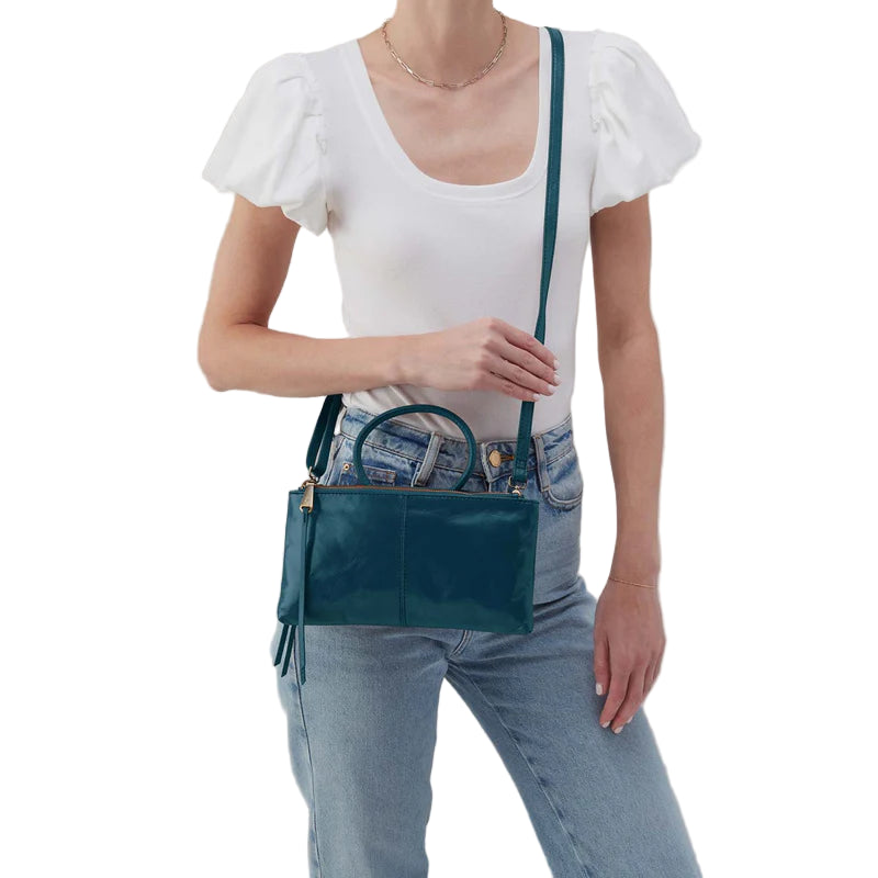 HOBO Sable Polished Leather Crossbody (3 Colors)