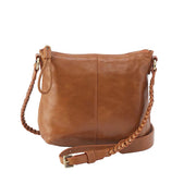 HOBO Lasso Polished Truffle Leather Medium Crossbody
